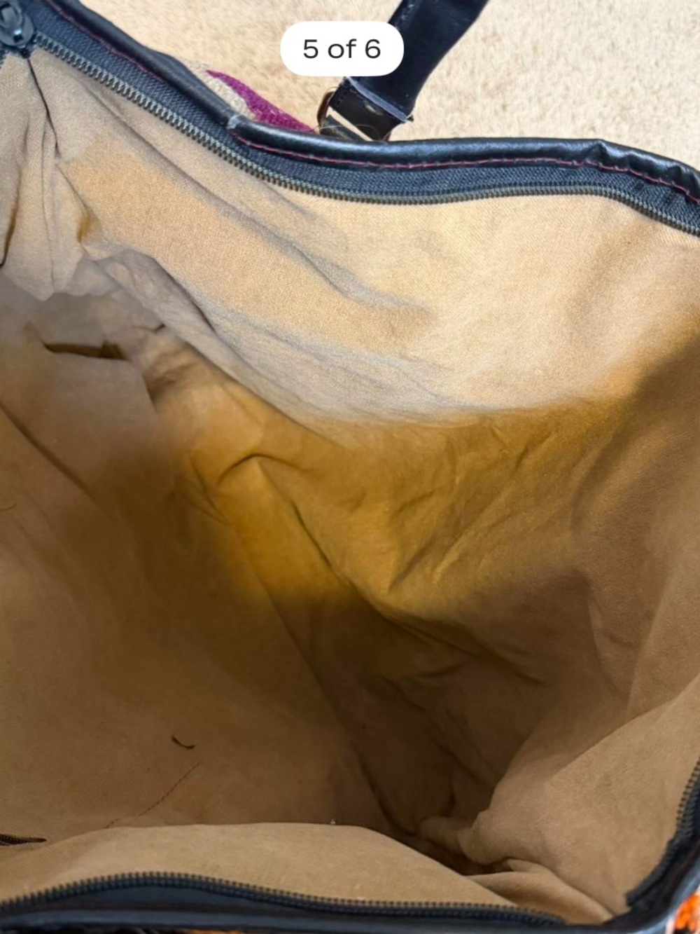 Turkish Kilim Weekender Bag - Picture 5 of 6